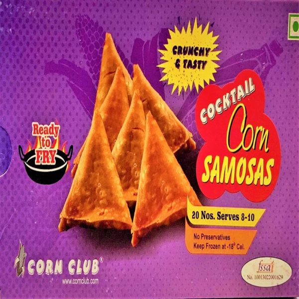 Cocktail Corn Samosa 20 Nos/Pkt